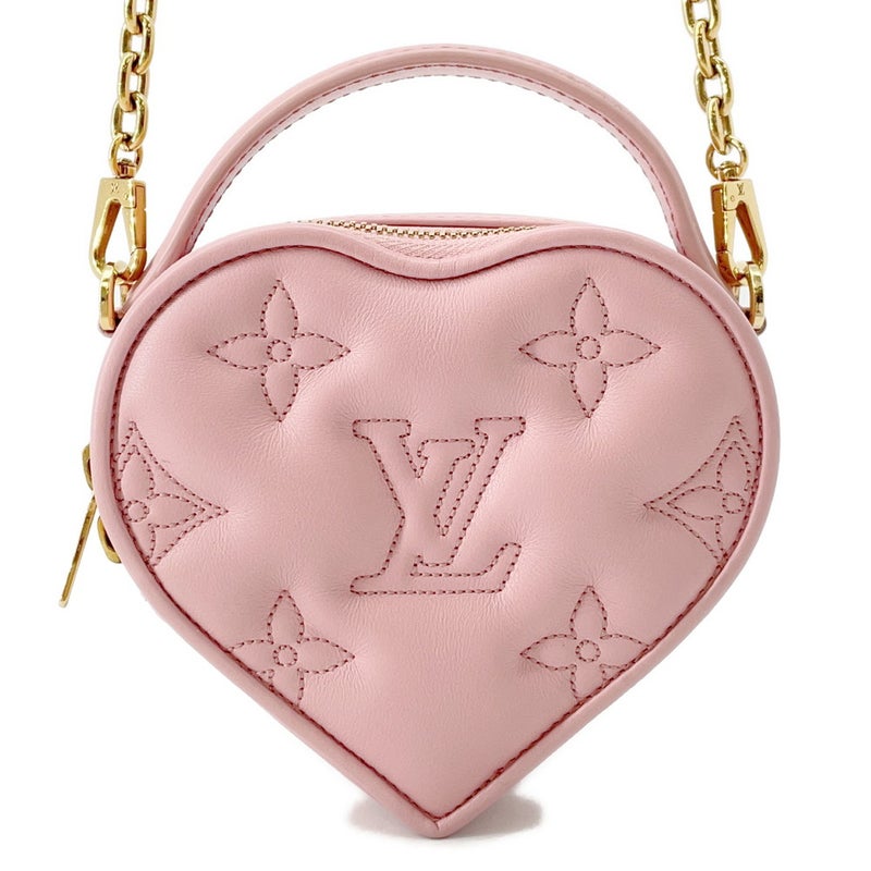 ルイヴィトン ハンドバッグ モノグラム/レザー ポップマイハート・ポーチ M82526 ヴィトン バッグ 2way ショルダーバッグ ミニバッグ