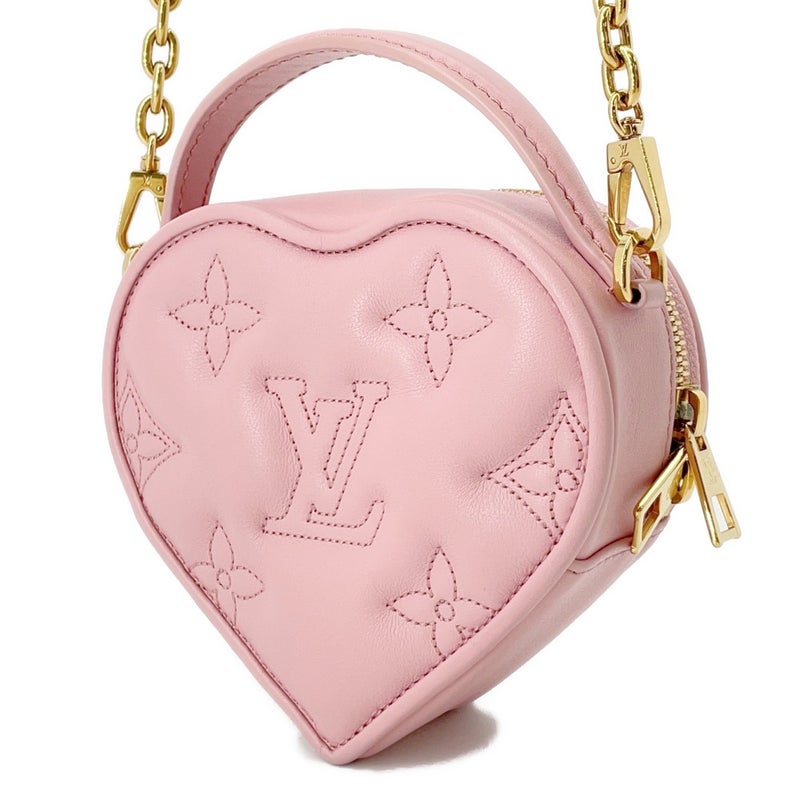 ルイヴィトン ハンドバッグ モノグラム/レザー ポップマイハート・ポーチ M82526 ヴィトン バッグ 2way ショルダーバッグ ミニバッグ