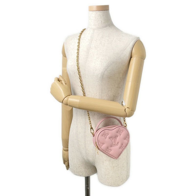 ルイヴィトン ハンドバッグ モノグラム/レザー ポップマイハート・ポーチ M82526 ヴィトン バッグ 2way ショルダーバッグ ミニバッグ