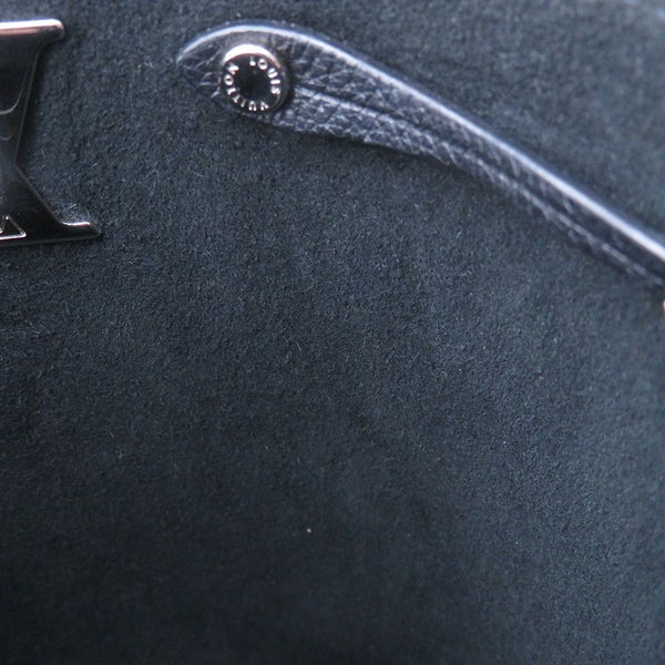 ルイヴィトン ショルダーバッグ カーフレザー ナノ ロックミー バケット M68709 LOUIS VUITTON ヴィトン バッグ 黒 ブラック
