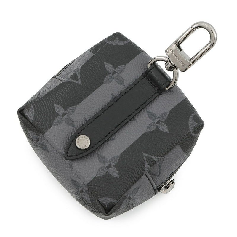 ルイヴィトン バッグチャーム モノグラム・エクリプス ポルト クレ・スクエアード MP3224 NIGOコラボ ブラック 黒