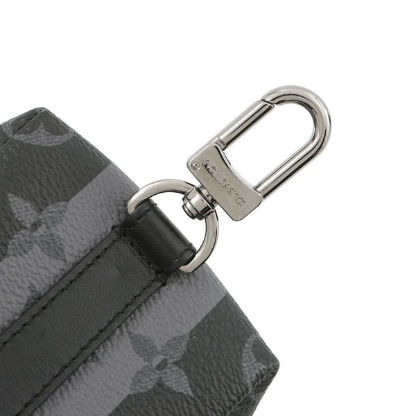 ルイヴィトン バッグチャーム モノグラム・エクリプス ポルト クレ・スクエアード MP3224 NIGOコラボ ブラック 黒