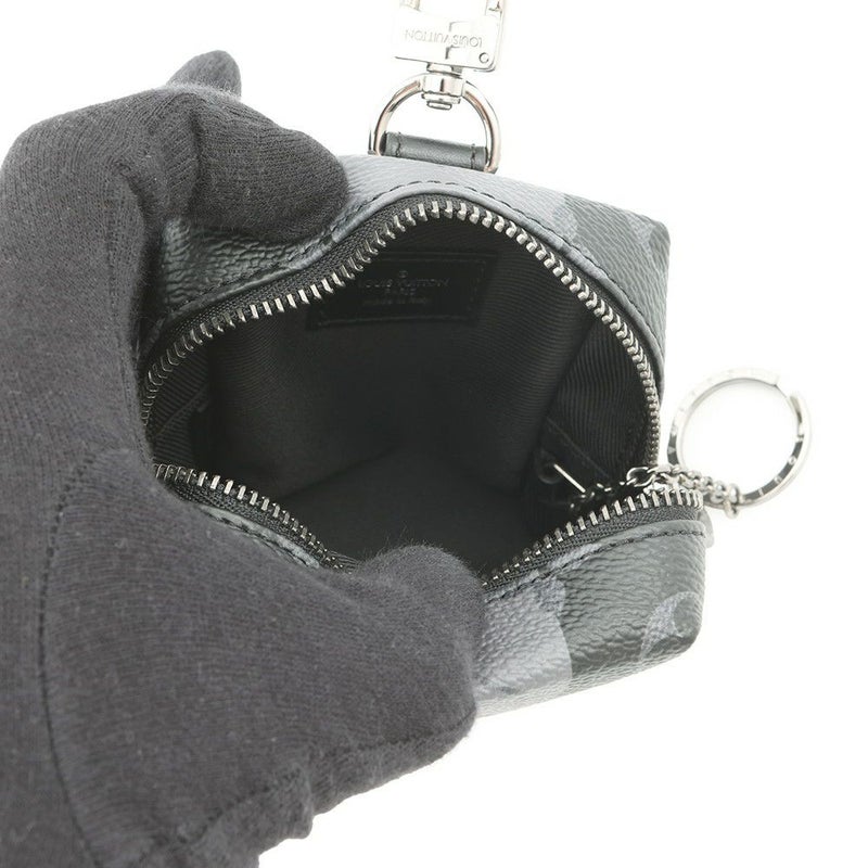 ルイヴィトン バッグチャーム モノグラム・エクリプス ポルト クレ・スクエアード MP3224 NIGOコラボ ブラック 黒