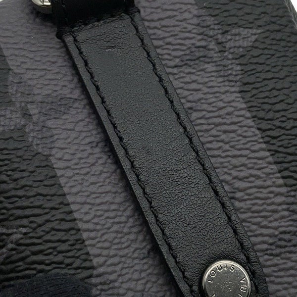 ルイヴィトン バッグチャーム モノグラム・エクリプス ポルト クレ・スクエアード MP3224 NIGOコラボ ブラック 黒