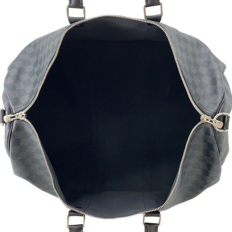 ルイヴィトン ボストンバッグ ダミエ・グラフィット キーポル・バンドリエール 55 N41413 ヴィトン トラベル 黒 ブラック