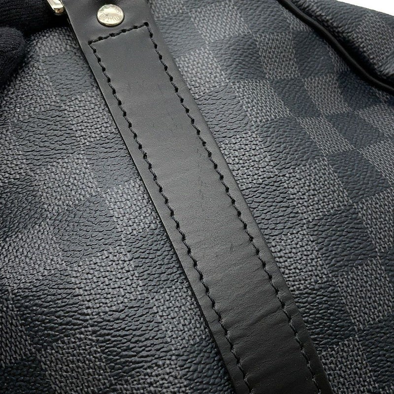 ルイヴィトン ボストンバッグ ダミエ・グラフィット キーポル・バンドリエール 55 N41413 ヴィトン トラベル 黒 ブラック