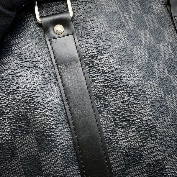 ルイヴィトン ボストンバッグ ダミエ・グラフィット キーポル・バンドリエール 55 N41413 ヴィトン トラベル 黒 ブラック