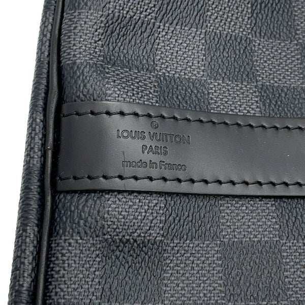 ルイヴィトン ボストンバッグ ダミエ・グラフィット キーポル・バンドリエール 55 N41413 ヴィトン トラベル 黒 ブラック