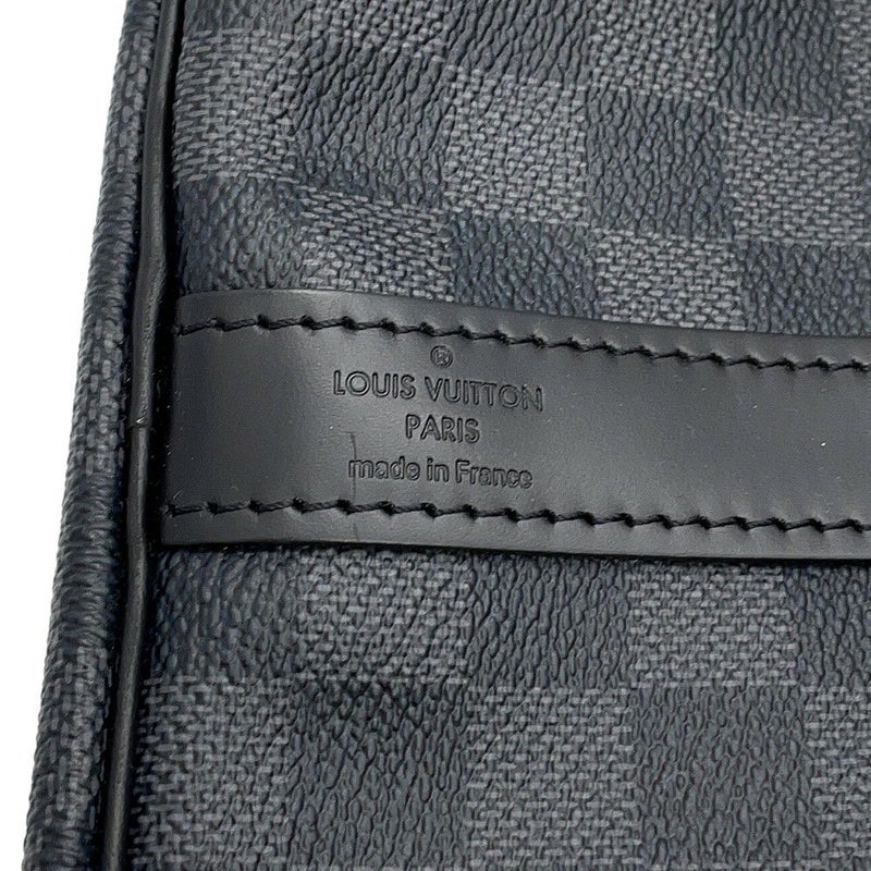 ルイヴィトン ボストンバッグ ダミエ・グラフィット キーポル・バンドリエール 55 N41413 ヴィトン トラベル 黒 ブラック