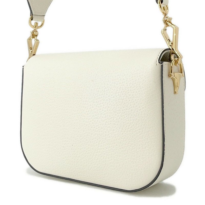 グッチ ショルダーバッグ ホースビット1955 アディダスコラボ レザー 659574 GUCCI 白 黒