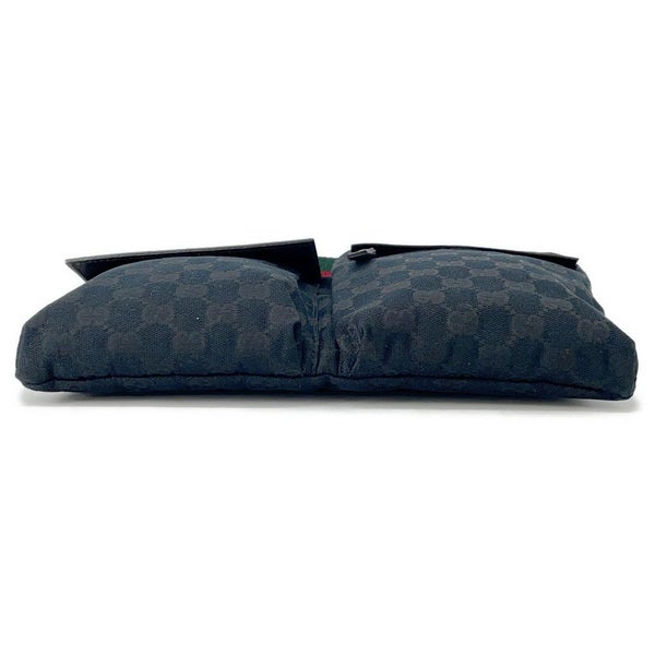 グッチ ボディバッグ シェリーライン GGキャンバス 285566 GUCCI バッグ ウエストバッグ ウエストボーチ 黒