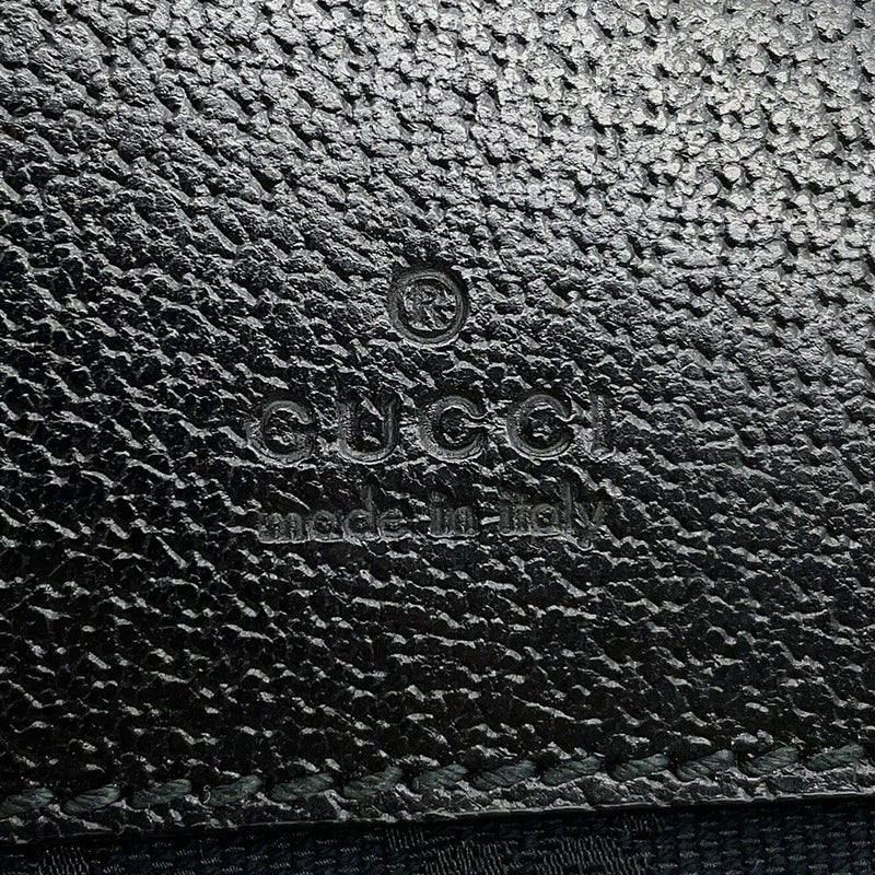 グッチ ボディバッグ シェリーライン GGキャンバス 285566 GUCCI バッグ ウエストバッグ ウエストボーチ 黒