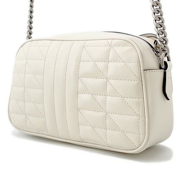 グッチ ショルダーバッグ GGマーモント キルティング スモール レザー 846312 GUCCI バッグ 白 アウトレット品