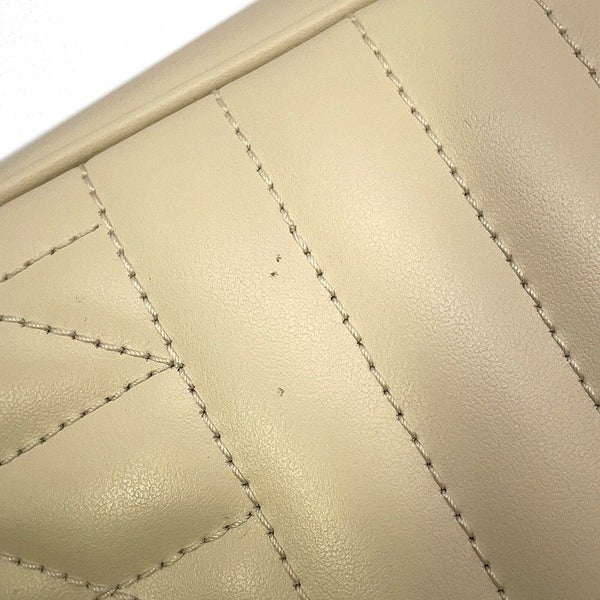 グッチ ショルダーバッグ GGマーモント キルティング スモール レザー 846312 GUCCI バッグ 白 アウトレット品