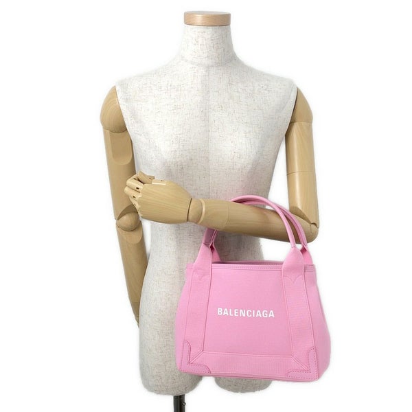 バレンシアガ ハンドバッグ ネイビーカバス XS 390346 ポーチ付 BALENCIAGA 2wayショルダーバッグ