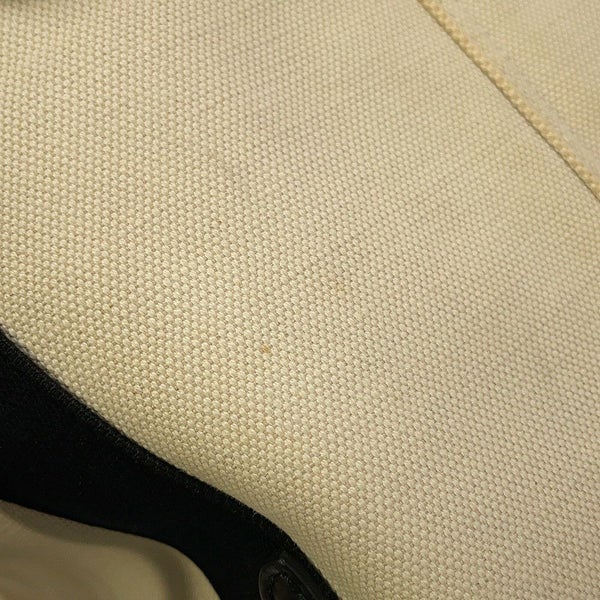 バレンシアガ トートバッグ ネイビーカバス S ポーチ付 339933 BALENCIAGA 黒 白