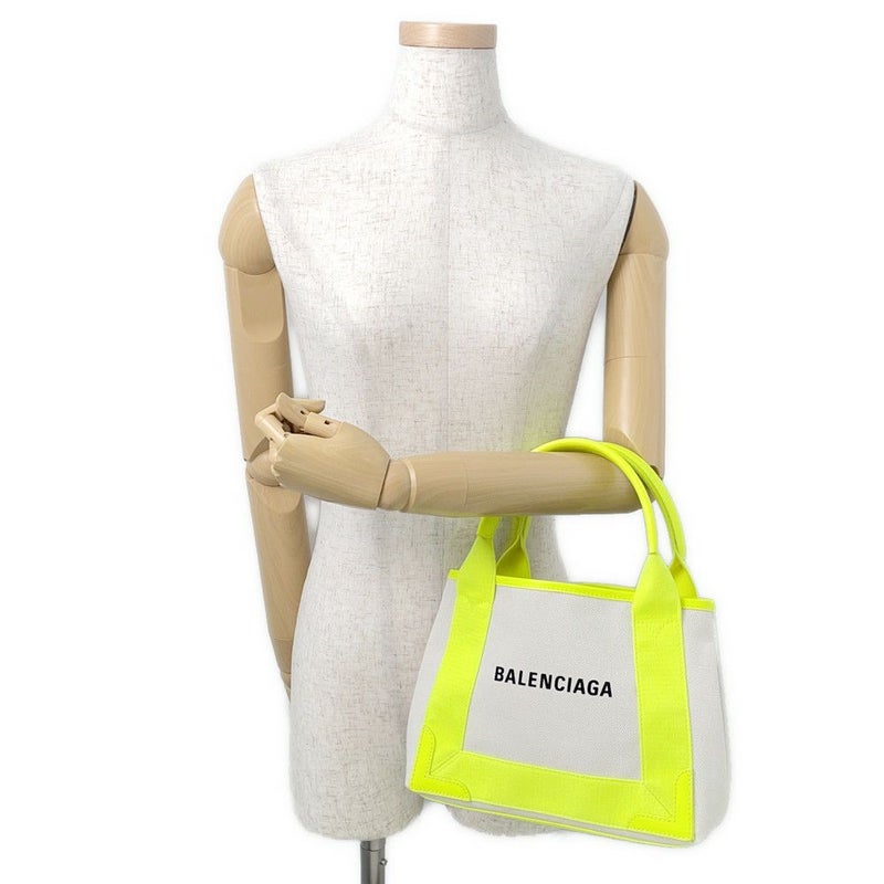 バレンシアガ ハンドバッグ ネイビーカバス XS 390346 ポーチ付 BALENCIAGA 2wayショルダーバッグ