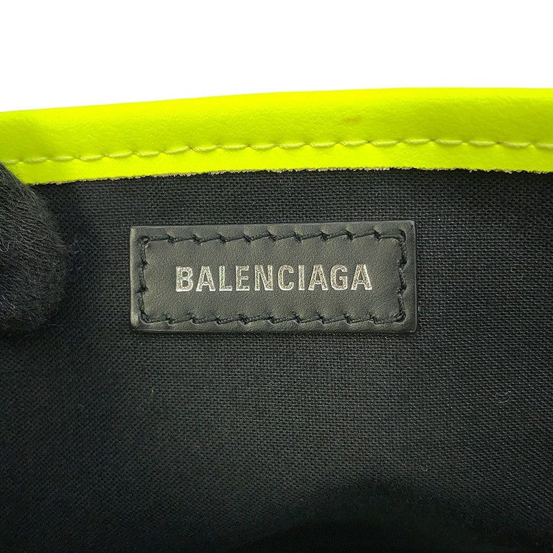 バレンシアガ ハンドバッグ ネイビーカバス XS 390346 ポーチ付 BALENCIAGA 2wayショルダーバッグ
