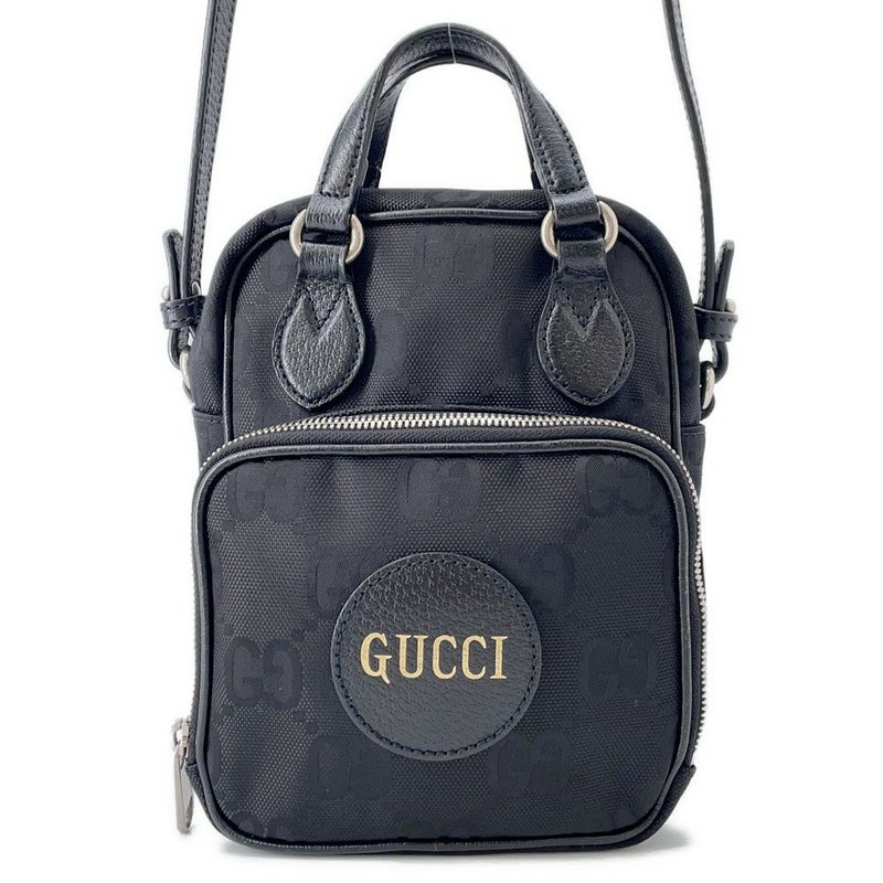 グッチ ショルダーバッグ オフ ザ グリッド GGナイロン 625850 GUCCI 2wayハンドバッグ 黒 ブラック