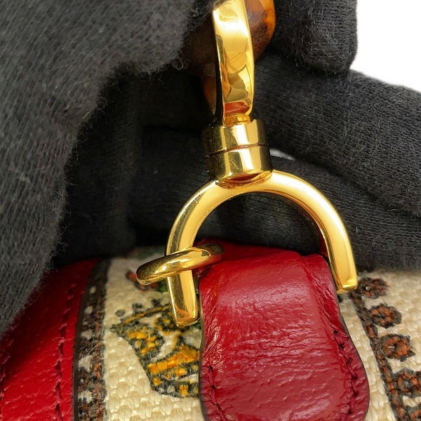 グッチ ハンドバッグ バンブー MUSIC IS MINE ミディアム レザー/キャンバス 679632 GUCCI 2way