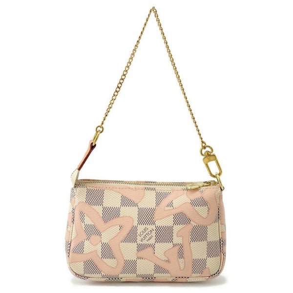 ルイヴィトン ポーチ ダミエ・アズール/タヒチ ミニポシェット・アクセソワール N60051 LOUIS VUITTON