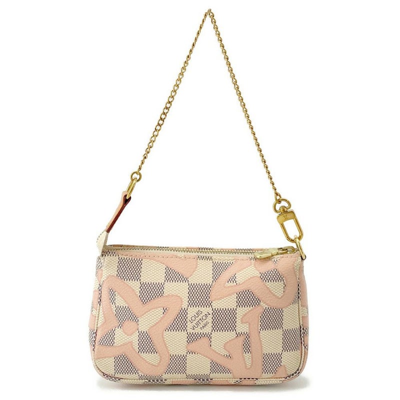 ルイヴィトン ポーチ ダミエ・アズール/タヒチ ミニポシェット・アクセソワール N60051 LOUIS VUITTON
