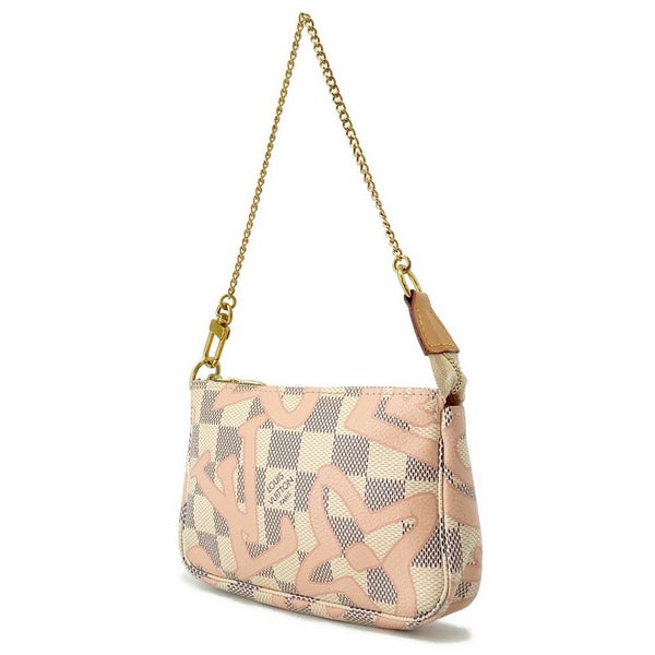 ルイヴィトン ポーチ ダミエ・アズール/タヒチ ミニポシェット・アクセソワール N60051 LOUIS VUITTON