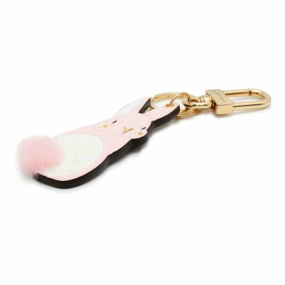 ルイヴィトン キーホルダー LV バニー モノグラム ミンクファー M01560
