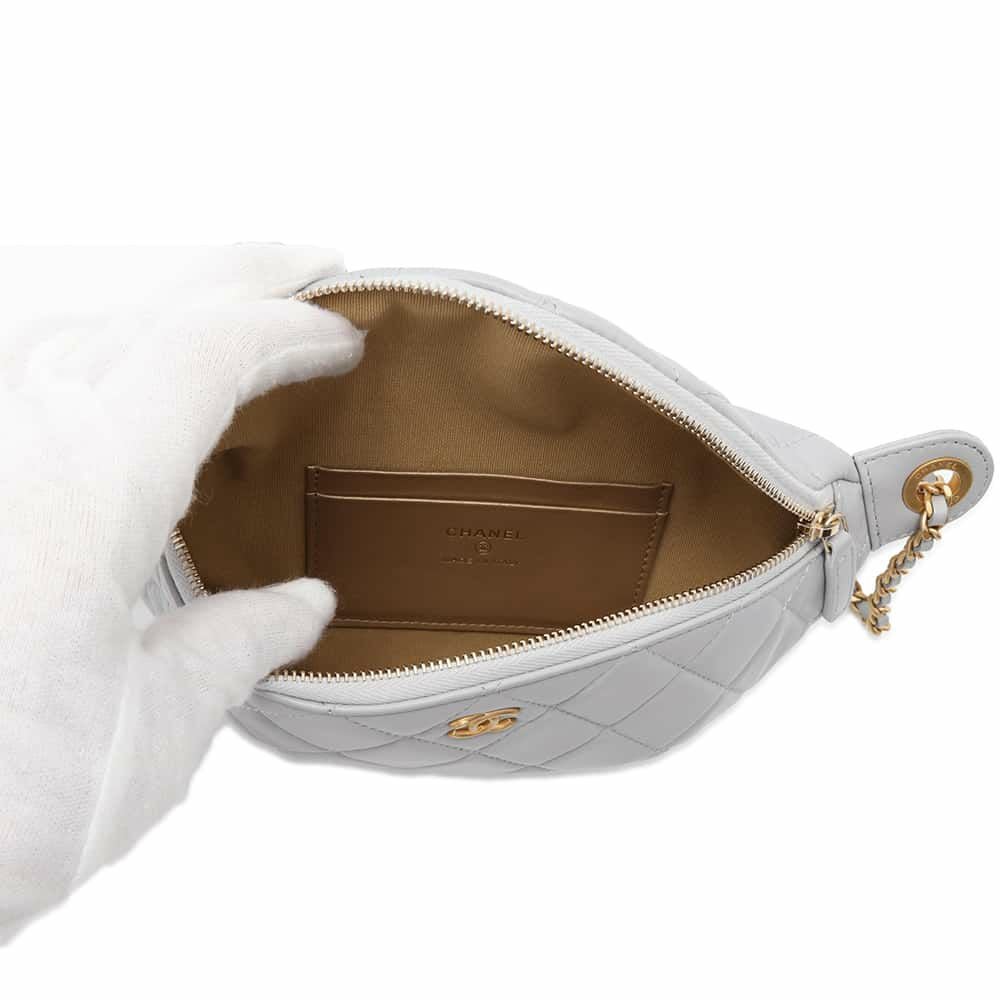 シャネル ボディバッグ マトラッセ ココマーク ラムスキン CHANEL ココ