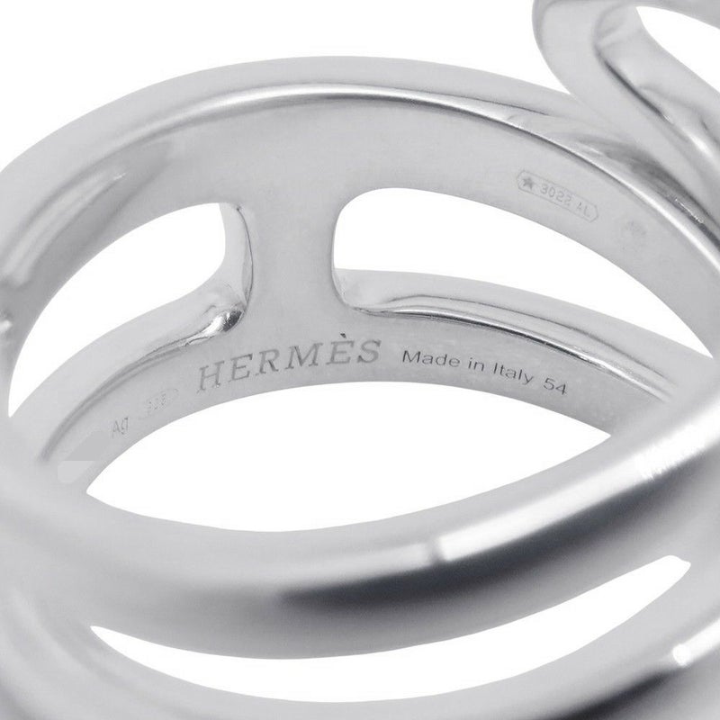 エルメス リング シェーヌダンクル ツイスト パンクPM SV925シルバー リングサイズ54 HERMES 指輪 ジュエリー