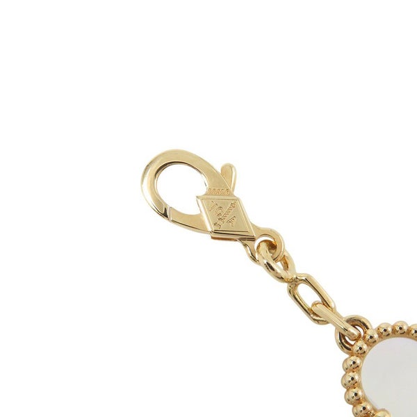 ヴァンクリーフ＆アーペル ブレスレット ヴィンテージ アルハンブラ 5モチーフ マザーオブパール K18YGイエローゴールド VCARA41800