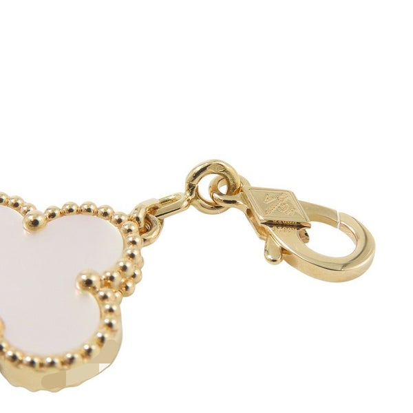 ヴァンクリーフ＆アーペル ブレスレット ヴィンテージ アルハンブラ 5モチーフ マザーオブパール K18YGイエローゴールド VCARA41800