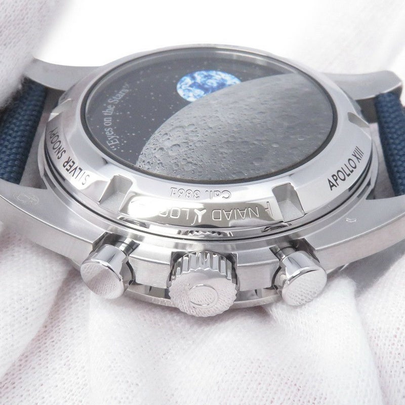 オメガ スピードマスター 50周年記念モデル シルバー スヌーピー アワード 310.32.42.50.02.001 シルバー文字盤