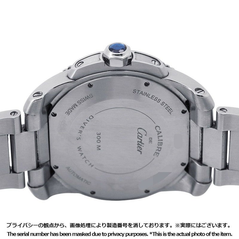 カルティエ カリブル ドゥ カルティエ ダイバー W7100057 Cartier 腕時計 黒文字盤