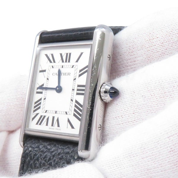 カルティエ タンク マスト ドゥ カルティエ ウォッチ LM WSTA0072 Cartier 腕時計 白文字盤