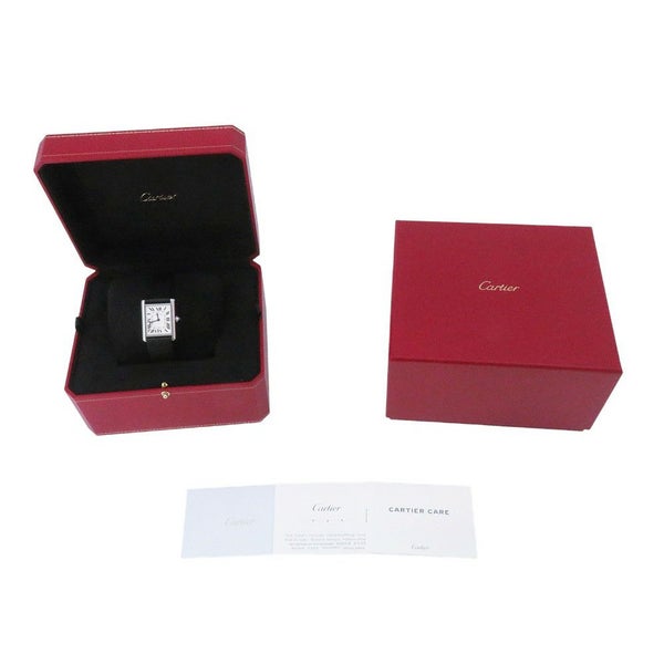カルティエ タンク マスト ドゥ カルティエ ウォッチ LM WSTA0072 Cartier 腕時計 白文字盤