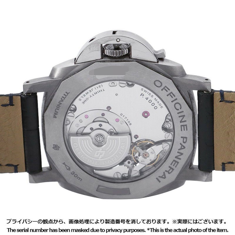 パネライ ルミノール ドゥエ 3デイズ チタニオ PAM00729 PANERAI 腕時計 ブルー文字盤