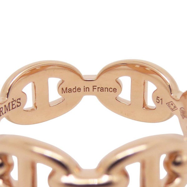 エルメス リング シェーヌダンクル アンシェネPM Enchainee K18PGピンクゴールド リングサイズ51 HERMES ジュエリー