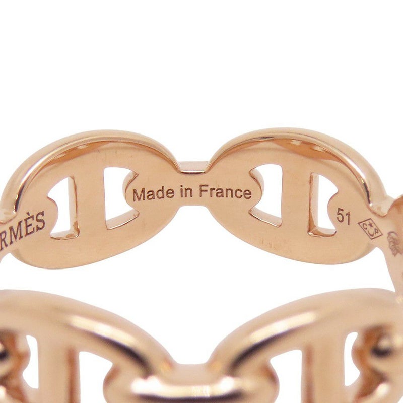 エルメス リング シェーヌダンクル アンシェネPM Enchainee K18PGピンクゴールド リングサイズ51 HERMES ジュエリー