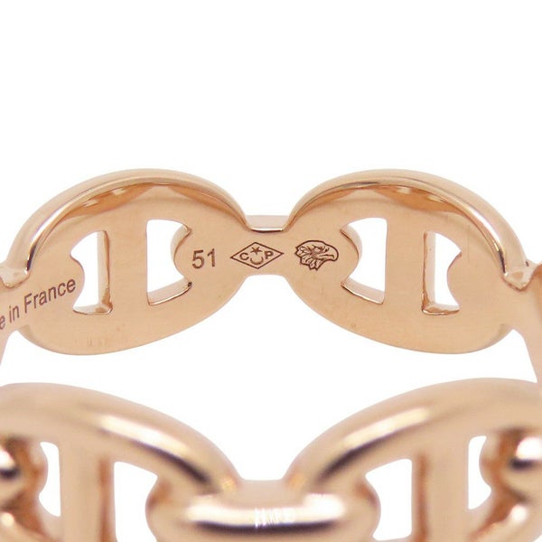 エルメス リング シェーヌダンクル アンシェネPM Enchainee K18PGピンクゴールド リングサイズ51 HERMES ジュエリー