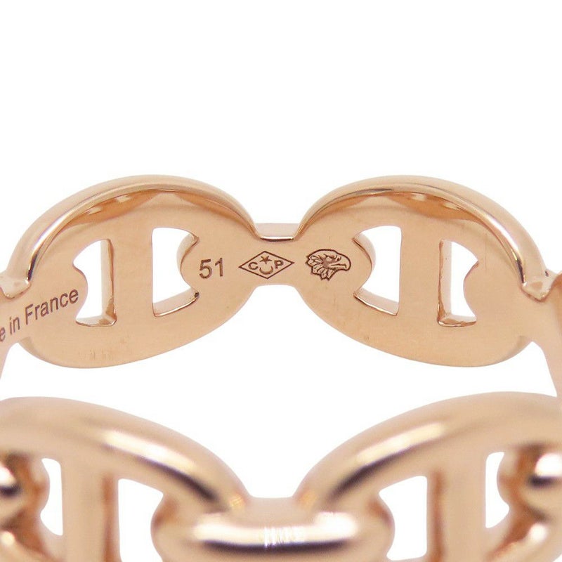 エルメス リング シェーヌダンクル アンシェネPM Enchainee K18PGピンクゴールド リングサイズ51 HERMES ジュエリー
