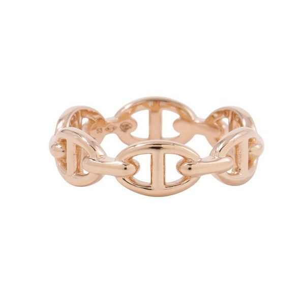 エルメス リング シェーヌダンクル アンシェネPM Enchainee K18PGピンクゴールド リングサイズ53 HERMES ジュエリー