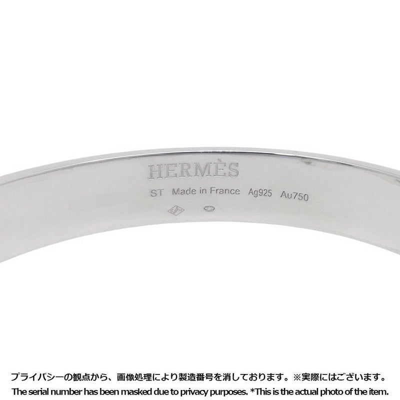 エルメス ブレスレット エルメス・クルー・ドゥ・H ジョンク 2クルー SV925/K18PG サイズST HERMES バングル