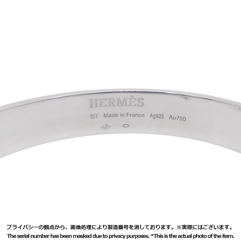 エルメス ブレスレット エルメス・クルー・ドゥ・H ジョンク 2クルー SV925/K18PG サイズST HERMES バングル