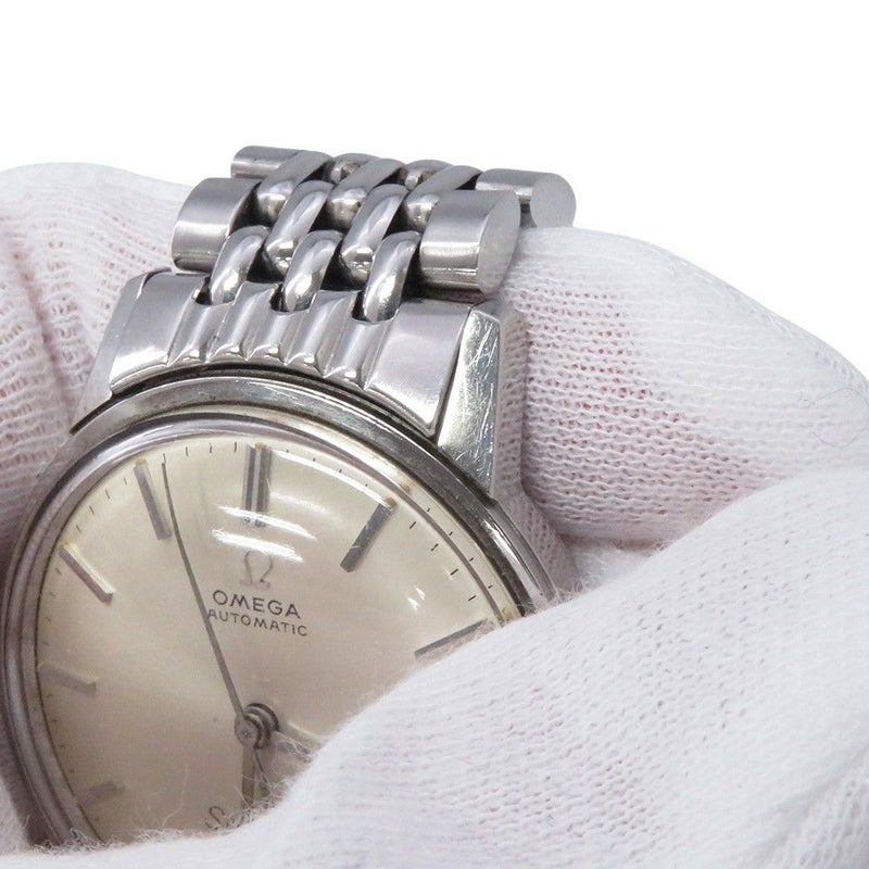 オメガ シーマスター デイト 166.037 OMEGA 腕時計 シルバー文字盤