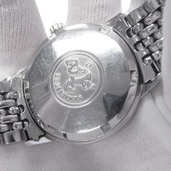 オメガ シーマスター デイト 166.037 OMEGA 腕時計 シルバー文字盤