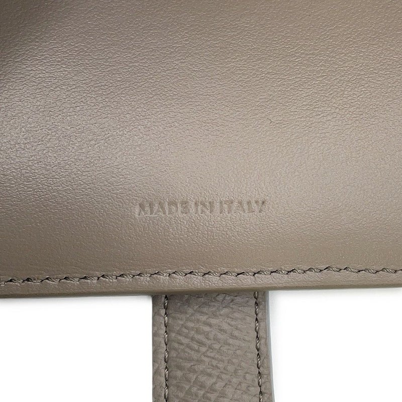 セリーヌ 二つ折り財布 ミディアム ストラップウォレット バイカラー グレインドカーフレザー 10B643BRU CELINE セール品