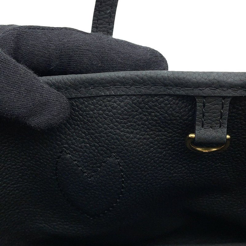 ルイヴィトン トートバッグ モノグラム/グレインレザー ネヴァーフル・インサイドアウトBB M12099 2wayショルダー 黒 ブラック