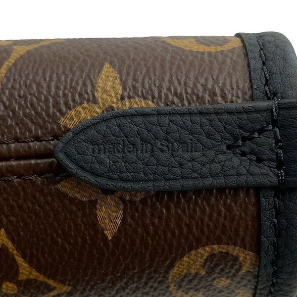 ルイヴィトン トートバッグ モノグラム/グレインレザー ネヴァーフル・インサイドアウトBB M12099 2wayショルダー 黒 ブラック