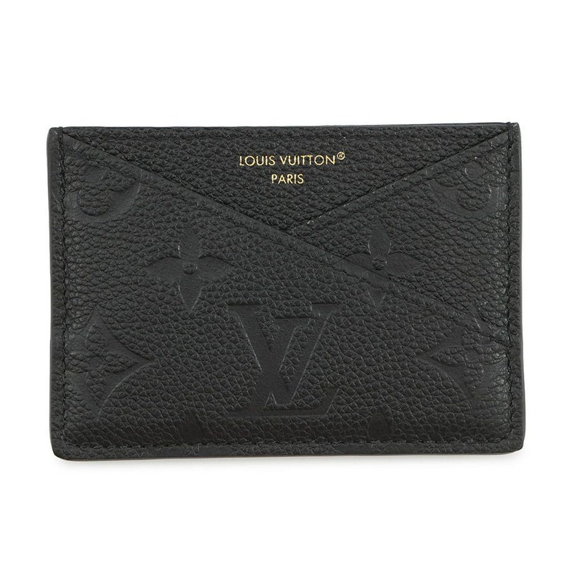 ルイヴィトン カードケース モノグラム・アンプラント ポルト カルト・クリスクロス M13695 LOUIS VUITTON 黒 ブラック